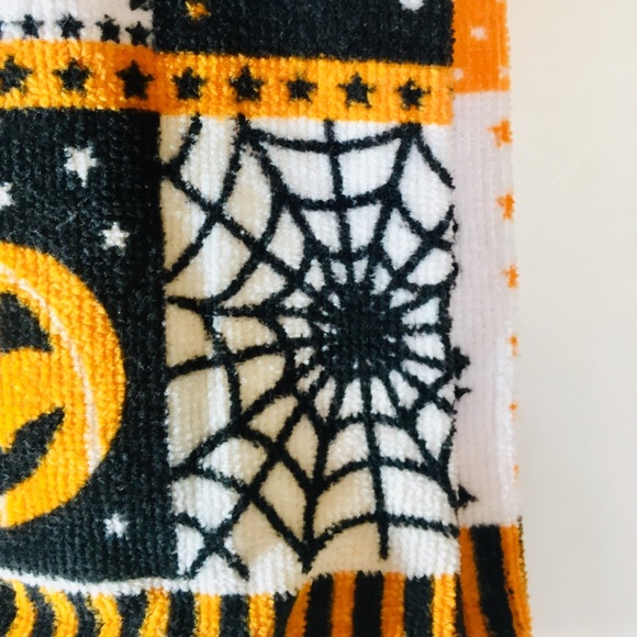 3 Halloween Moon Cat Skull JOL Web  Kitchen Towels - Picture 7 of 9